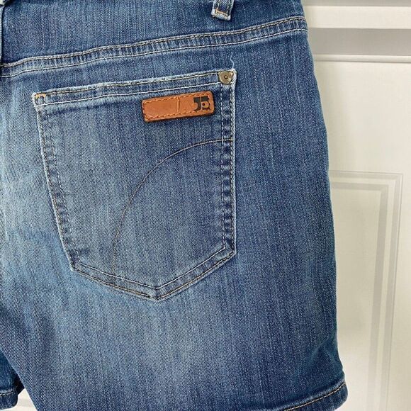 Joe's Jeans Denim Shorts Women 27 Blue Low Rise Cotton Allison Rolled Hem Shorts - Picture 5 of 8